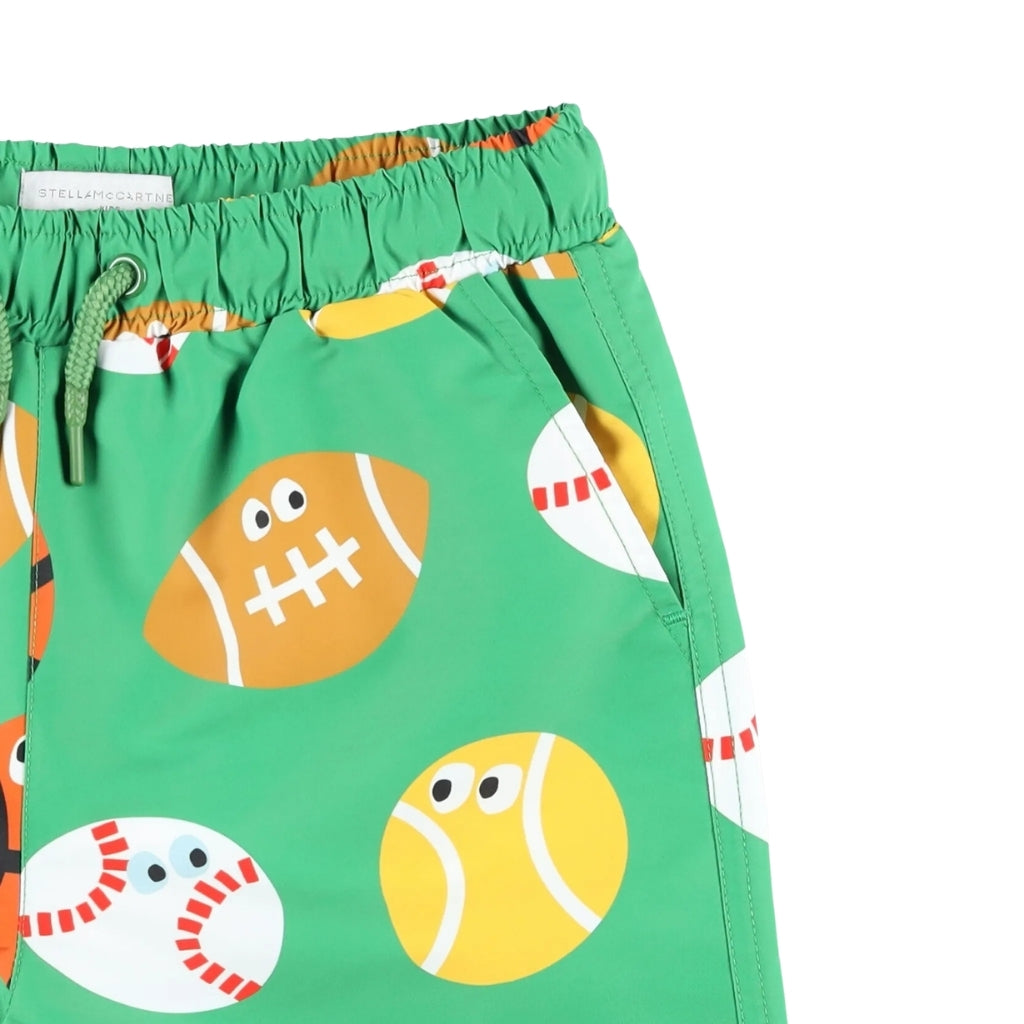 Stella McCartney Kids Sports Swim Shorts