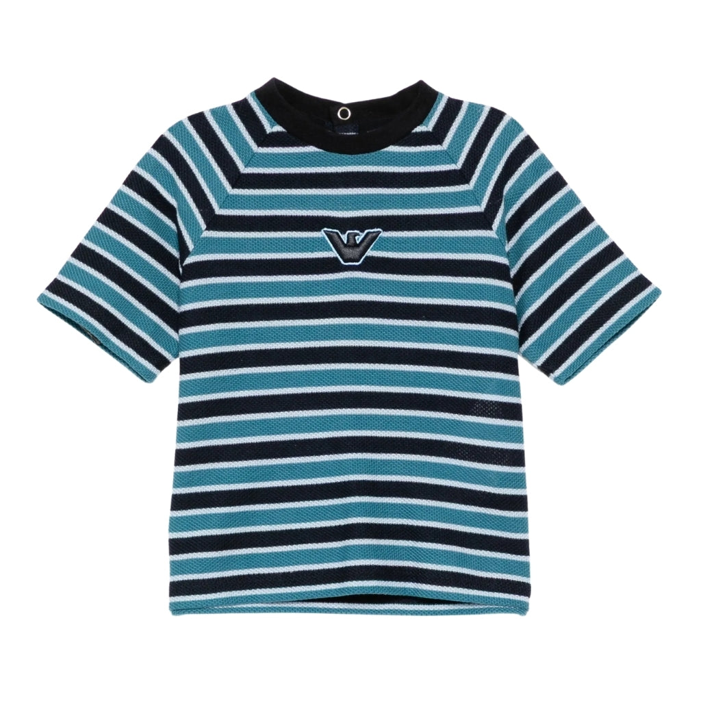 Emporio Armani Junior Striped T-Shirt