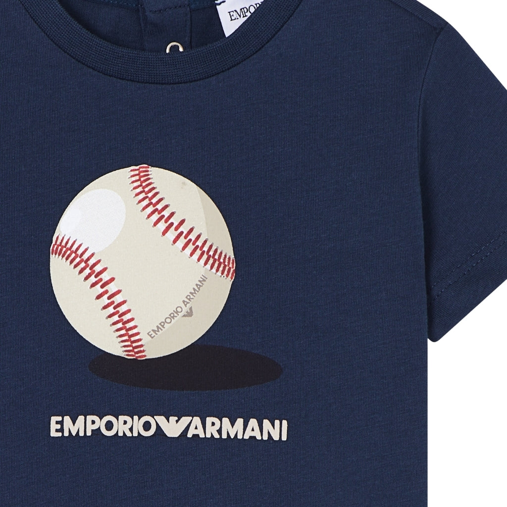 Emporio Armani Junior Graphic Print T-Shirt