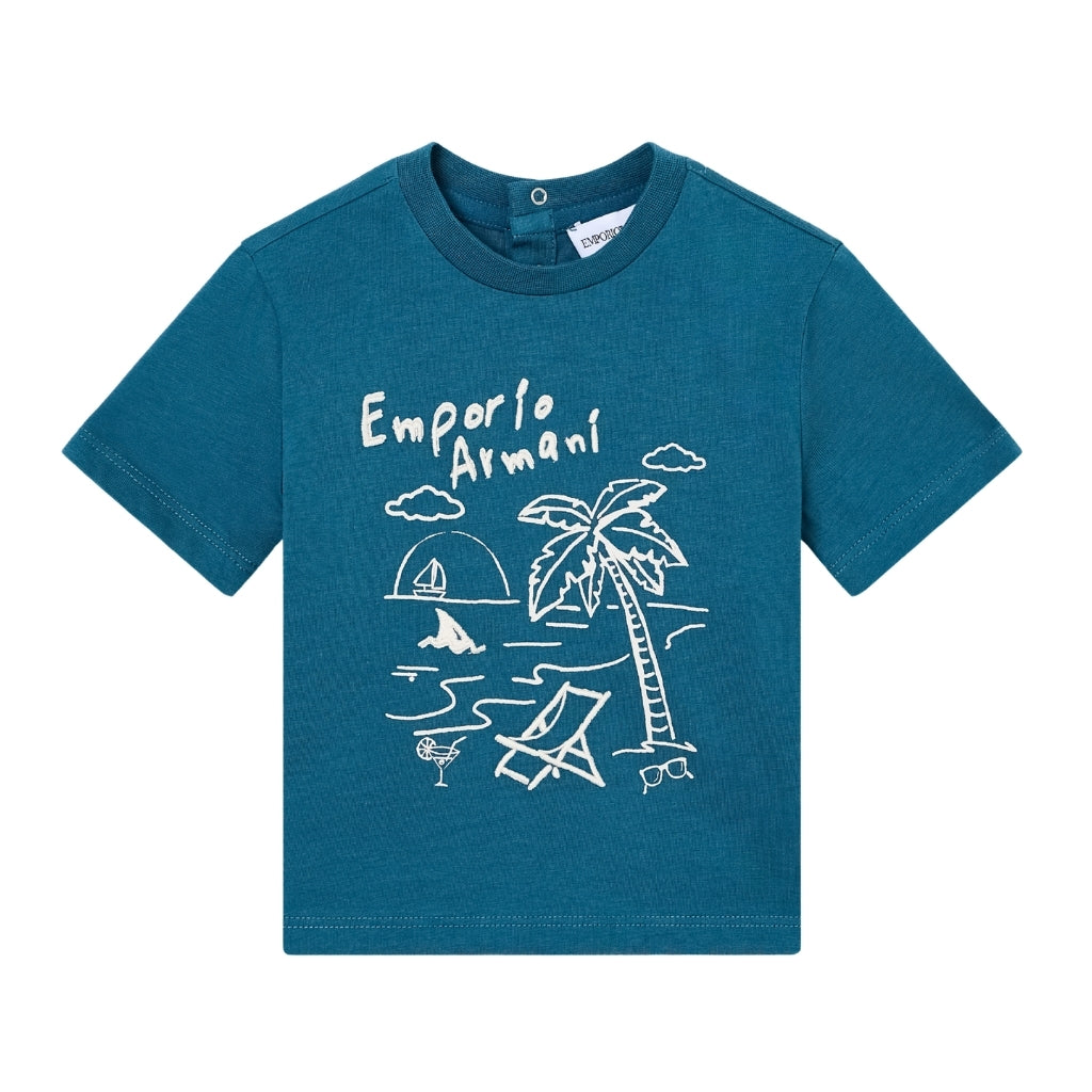 Emporio Armani Junior Graphic Print T-Shirt