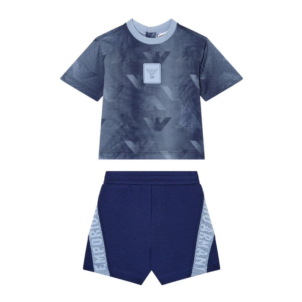 Emporio Armani Junior Set Of T-Shirt And Shorts