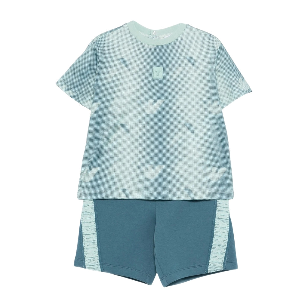 Emporio Armani Junior Set Of T-Shirt And Shorts