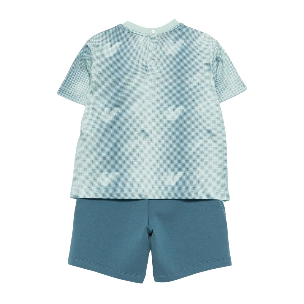 Emporio Armani Junior Set Of T-Shirt And Shorts