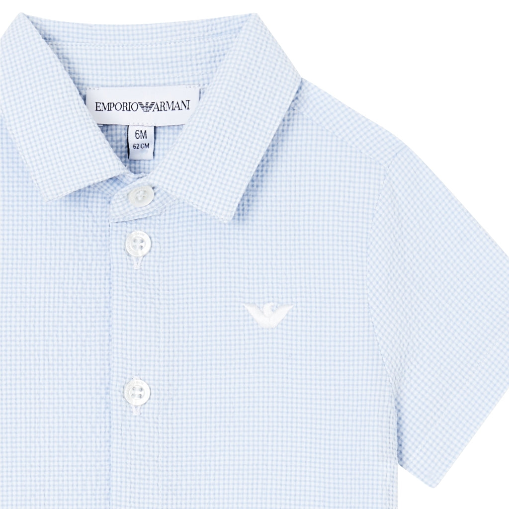 Emporio Armani Junior Checkered Shirt