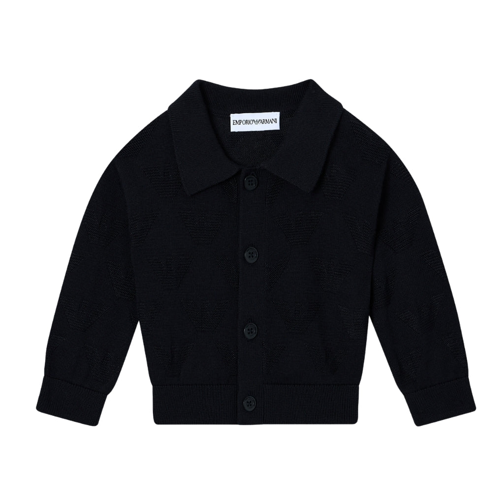 Emporio Armani Junior Logo Cardigan