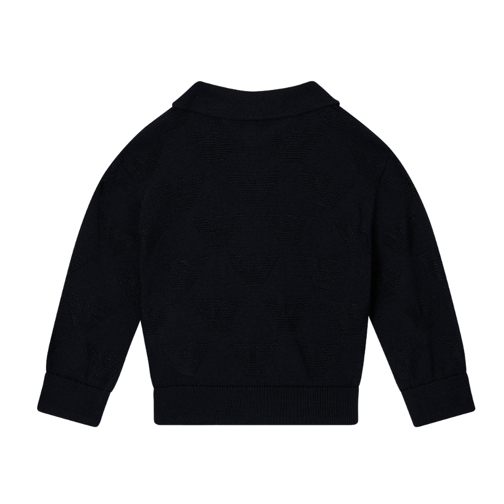 Emporio Armani Junior Logo Cardigan