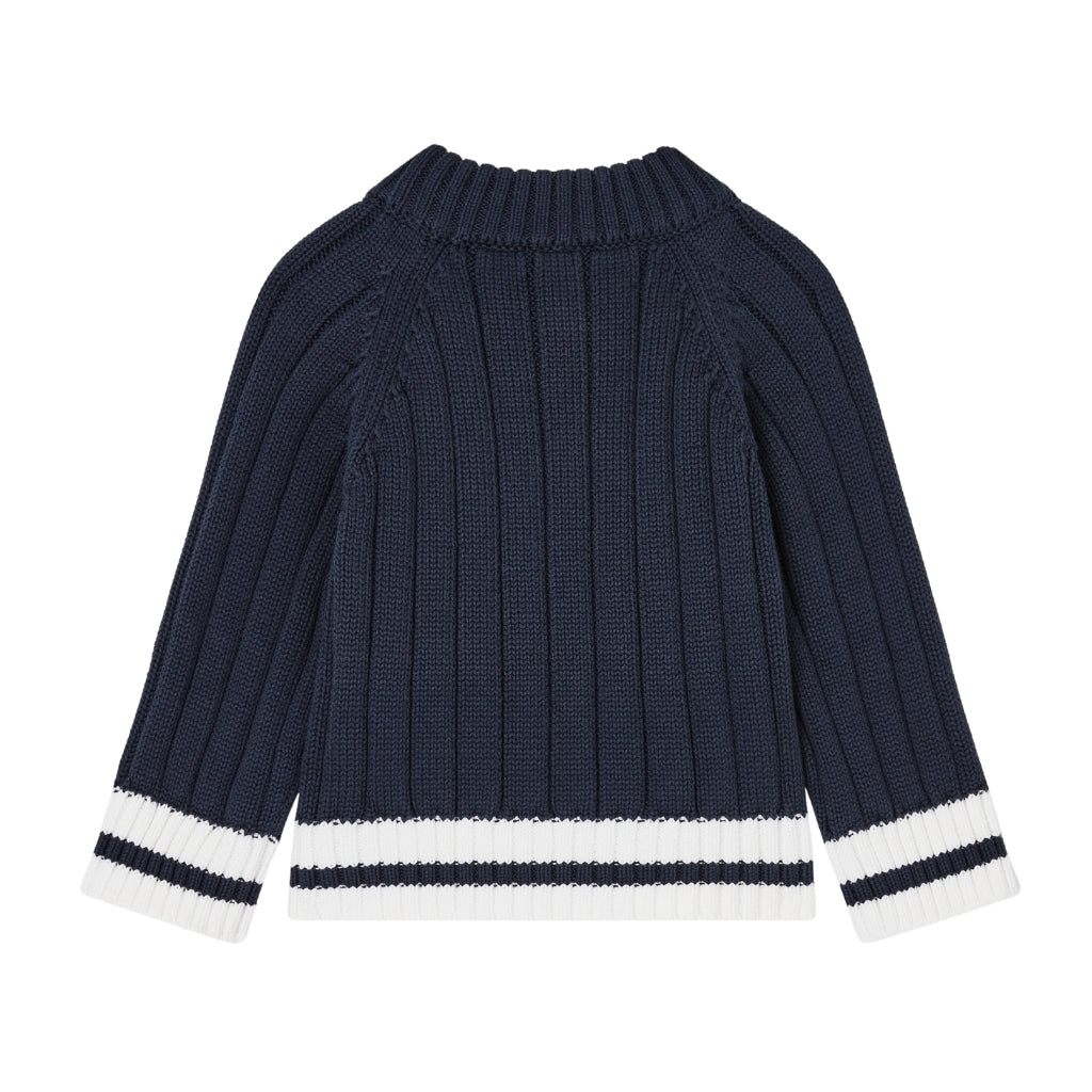 Emporio Armani Junior Striped Cardigan