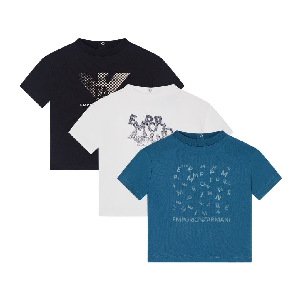 Emporio Armani Junior Set Of Three T-Shirts