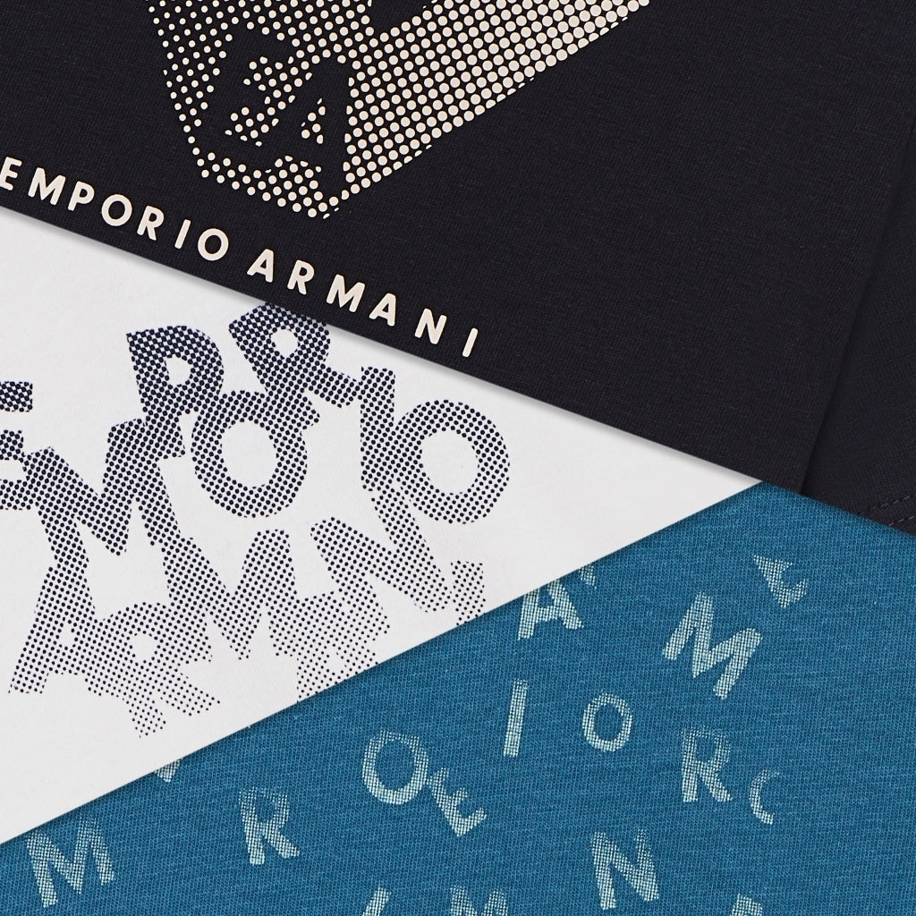 Emporio Armani Junior Set Of Three T-Shirts
