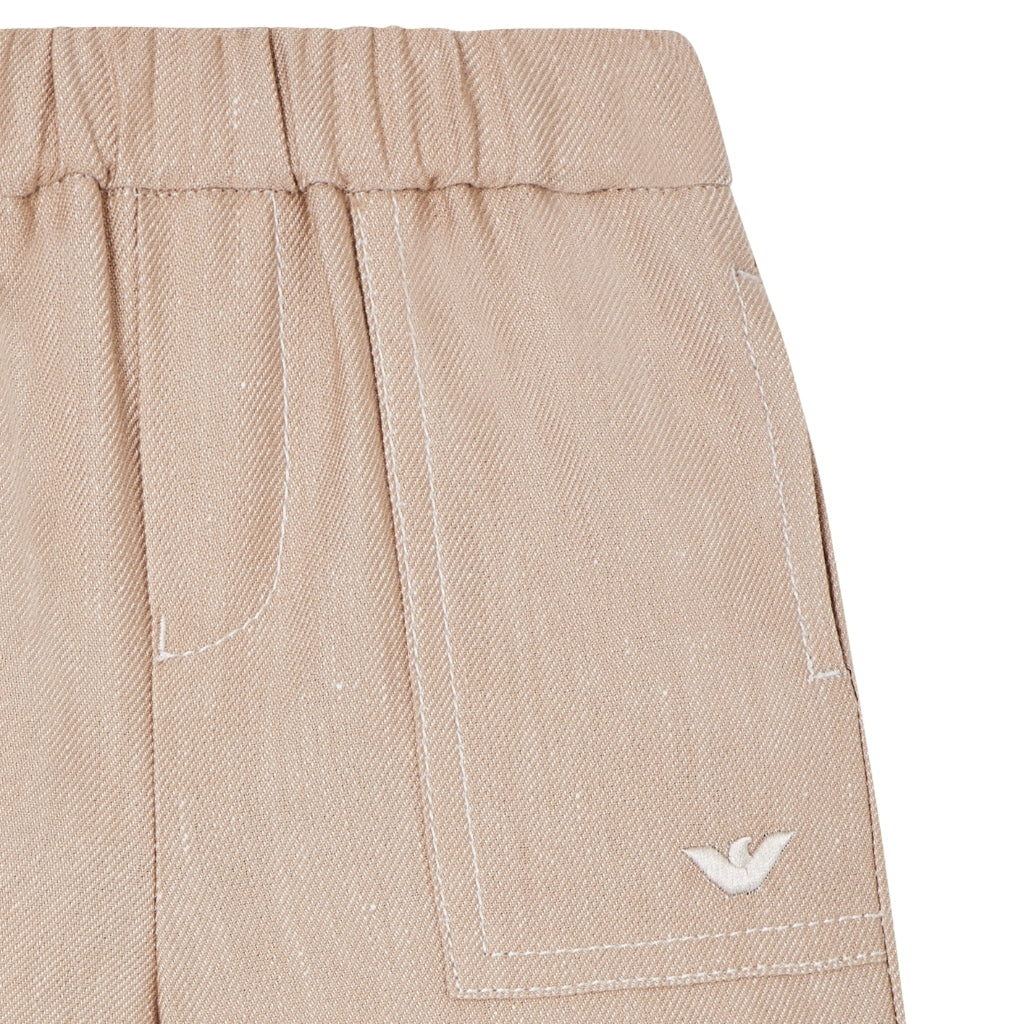 Emporio Armani Junior Linen Shorts