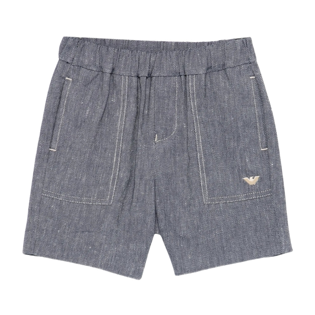 Emporio Armani Junior Linen Shorts