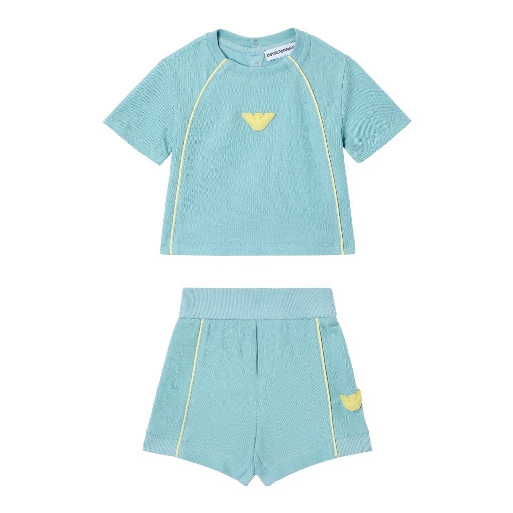 Emporio Armani Junior Set Of T-Shirt And Shorts