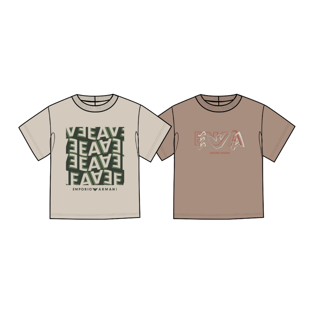 Emporio Armani Junior Set Of Two T-Shirts