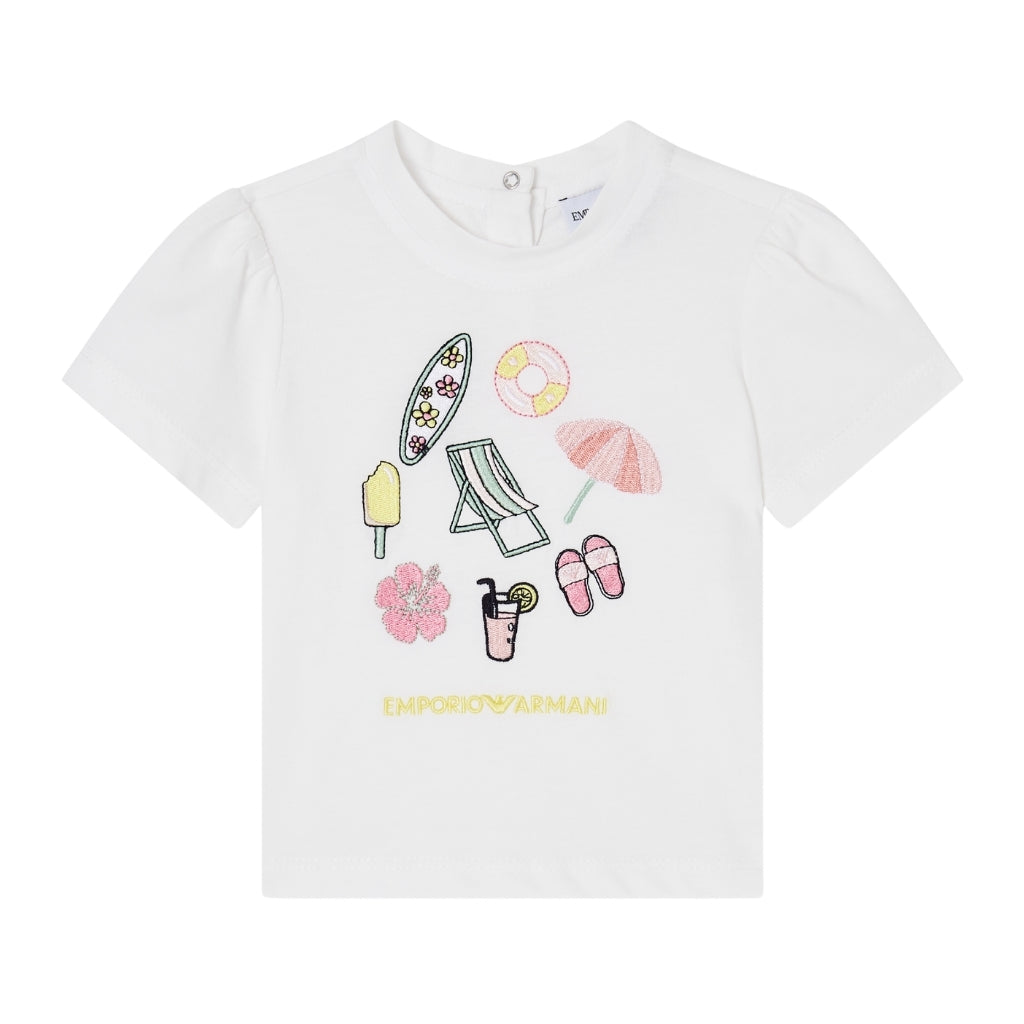 Emporio Armani Junior Graphic Print T-Shirt