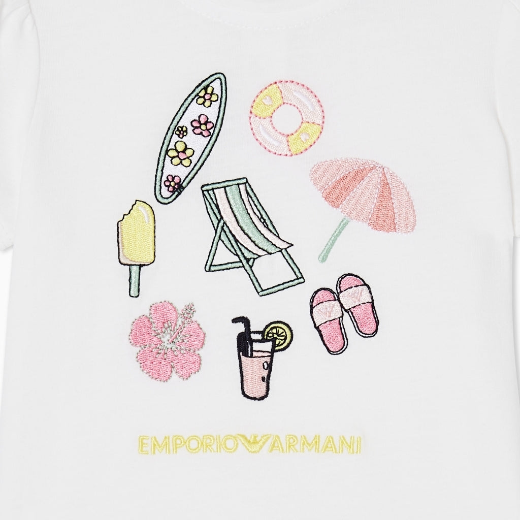 Emporio Armani Junior Graphic Print T-Shirt