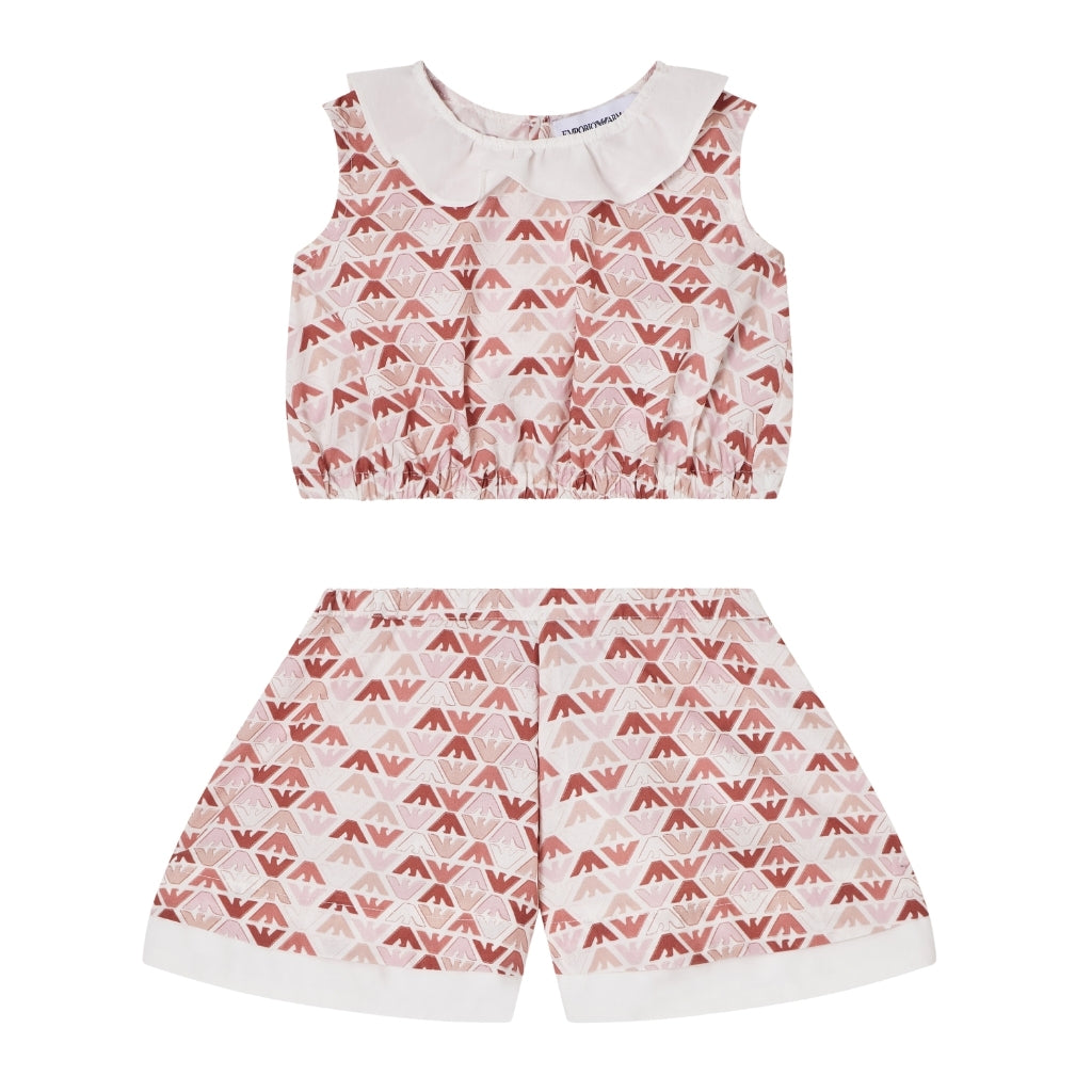 Emporio Armani Junior Set Of Top And Shorts