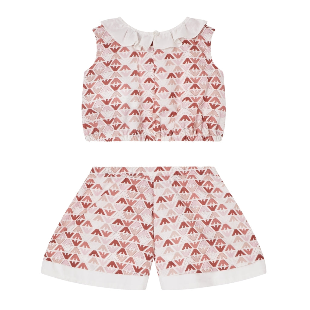 Emporio Armani Junior Set Of Top And Shorts