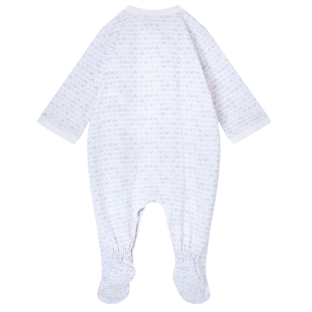 Emporio Armani Junior Set Of Romper And Bib