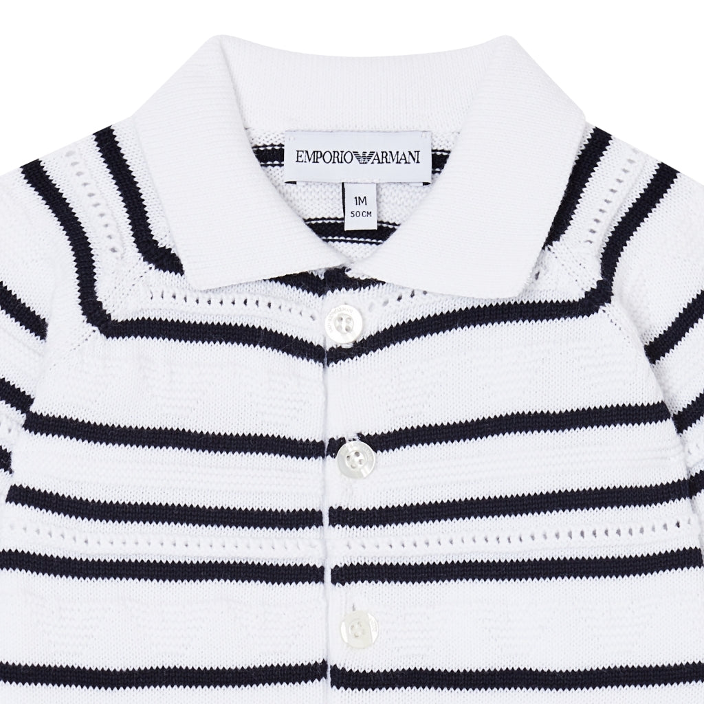 Emporio Armani Junior Striped Jumpsuit