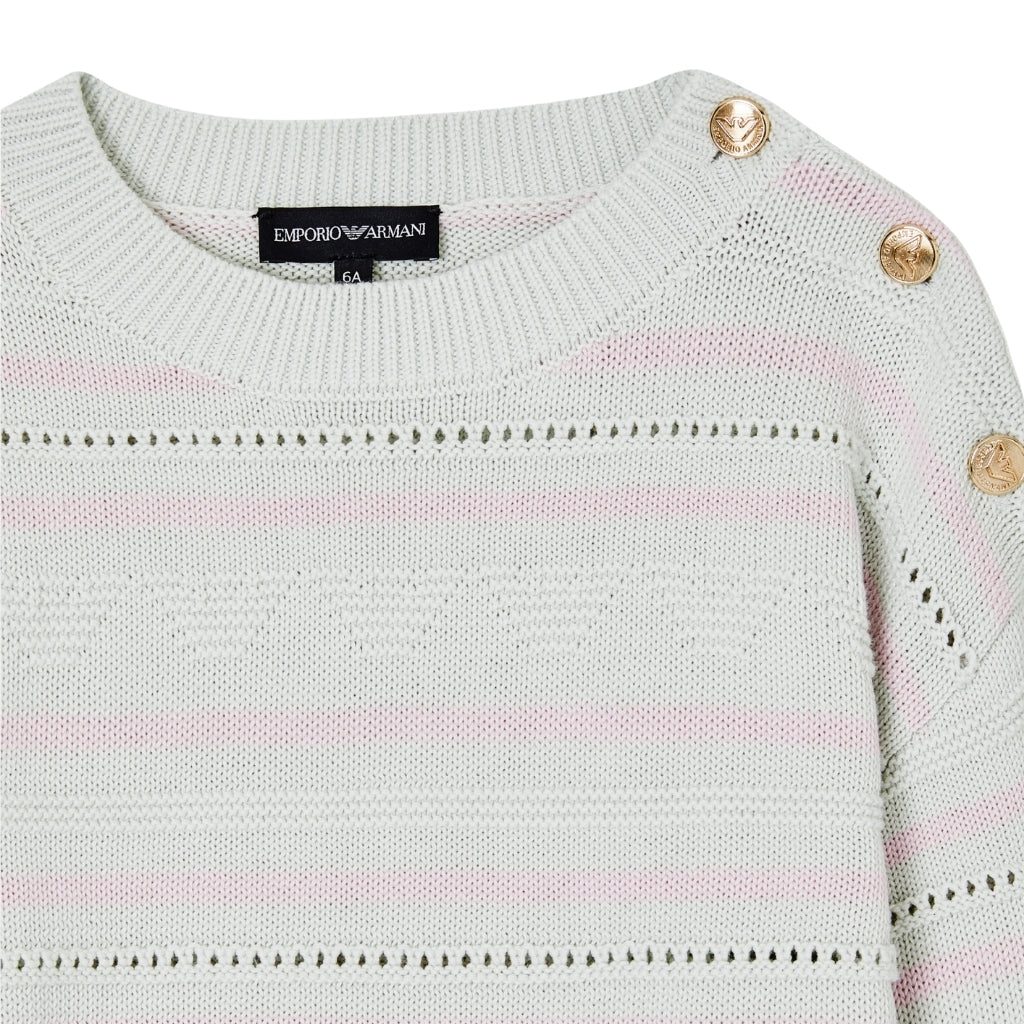 Emporio Armani Junior Striped Sweater