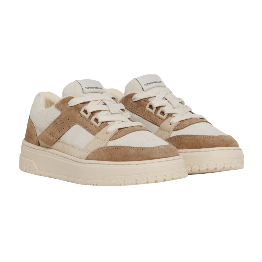 Emporio Armani Junior Leather Sneaker