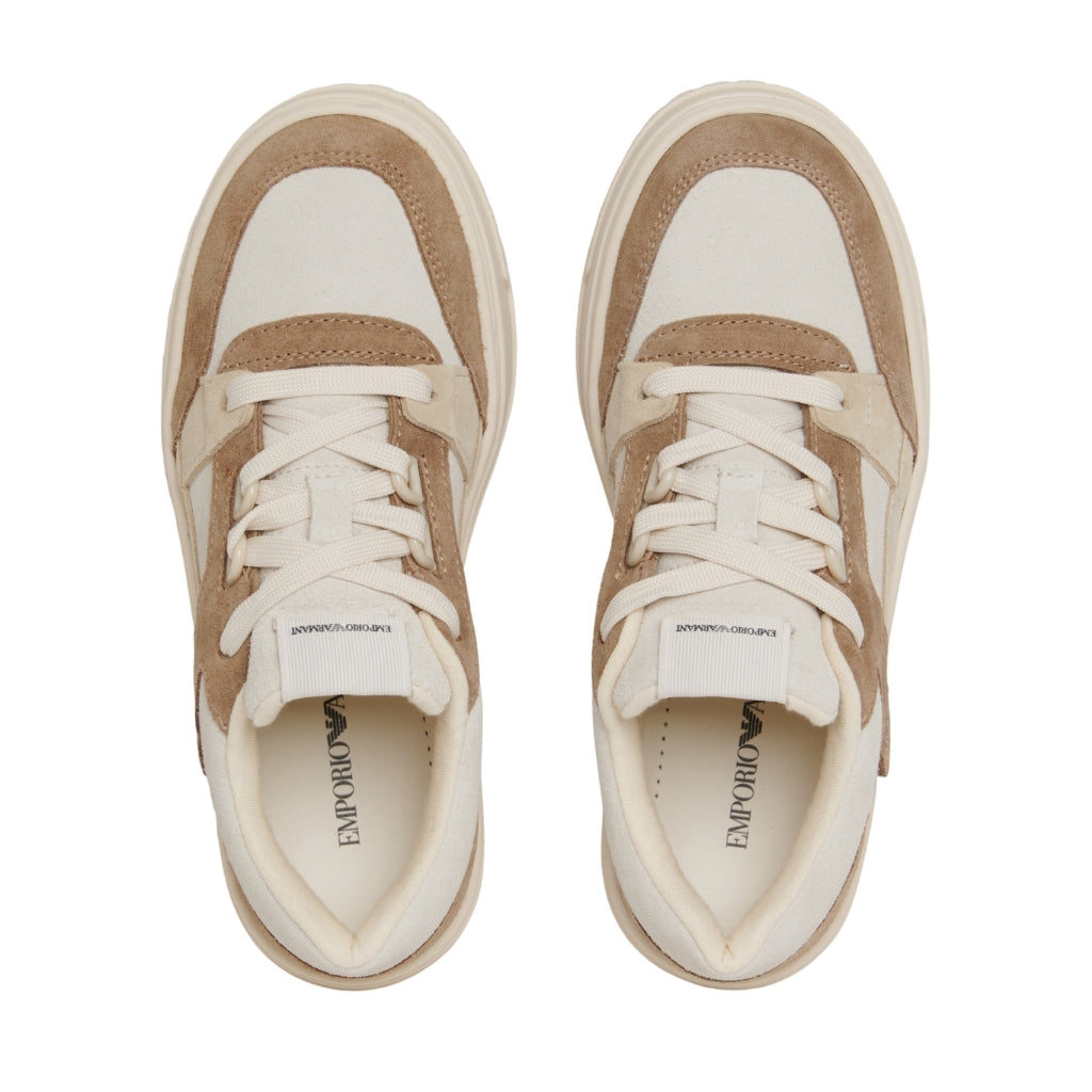 Emporio Armani Junior Leather Sneaker