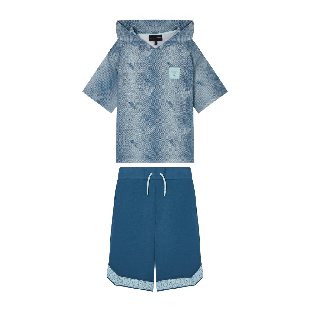 Emporio Armani Junior Top And Shorts Set