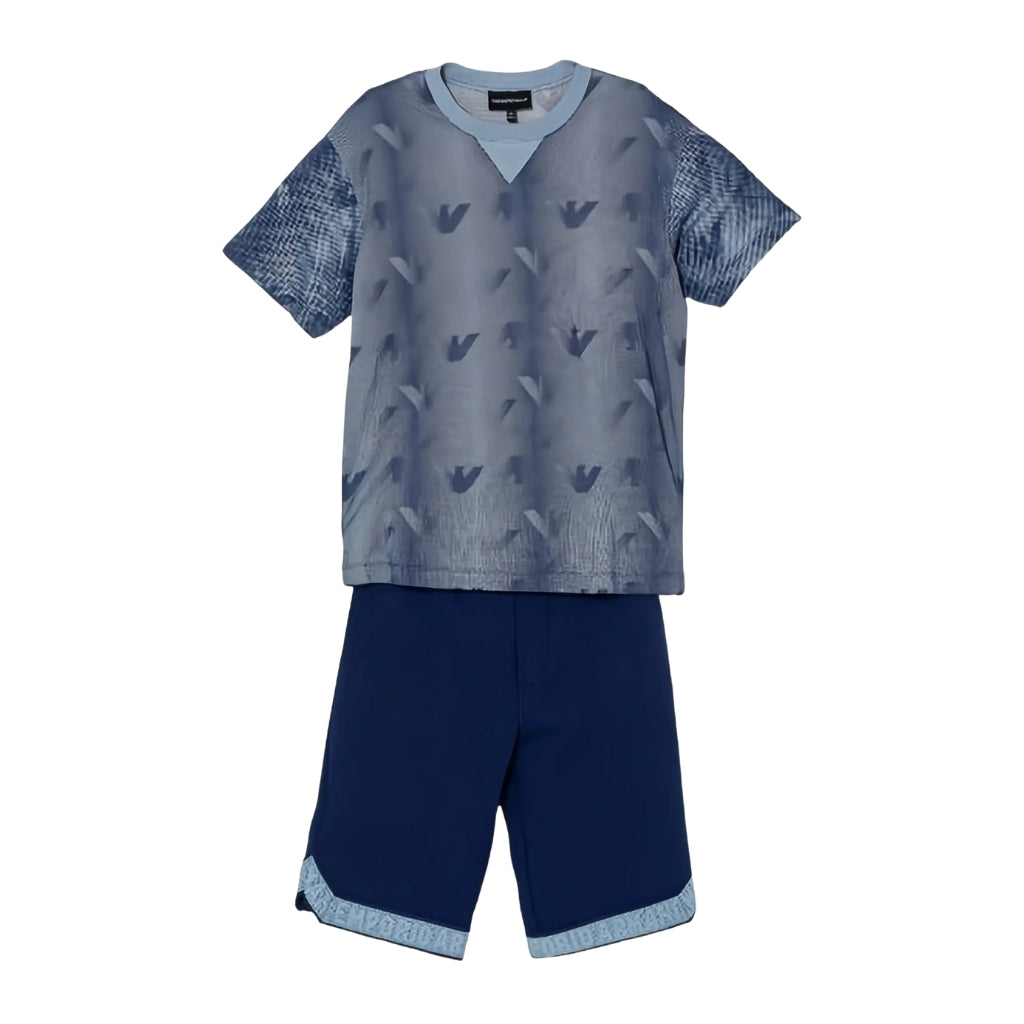 Emporio Armani Junior Top And Shorts Set