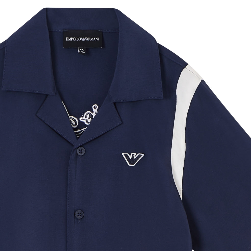 Emporio Armani Junior Shirt And Shorts Set
