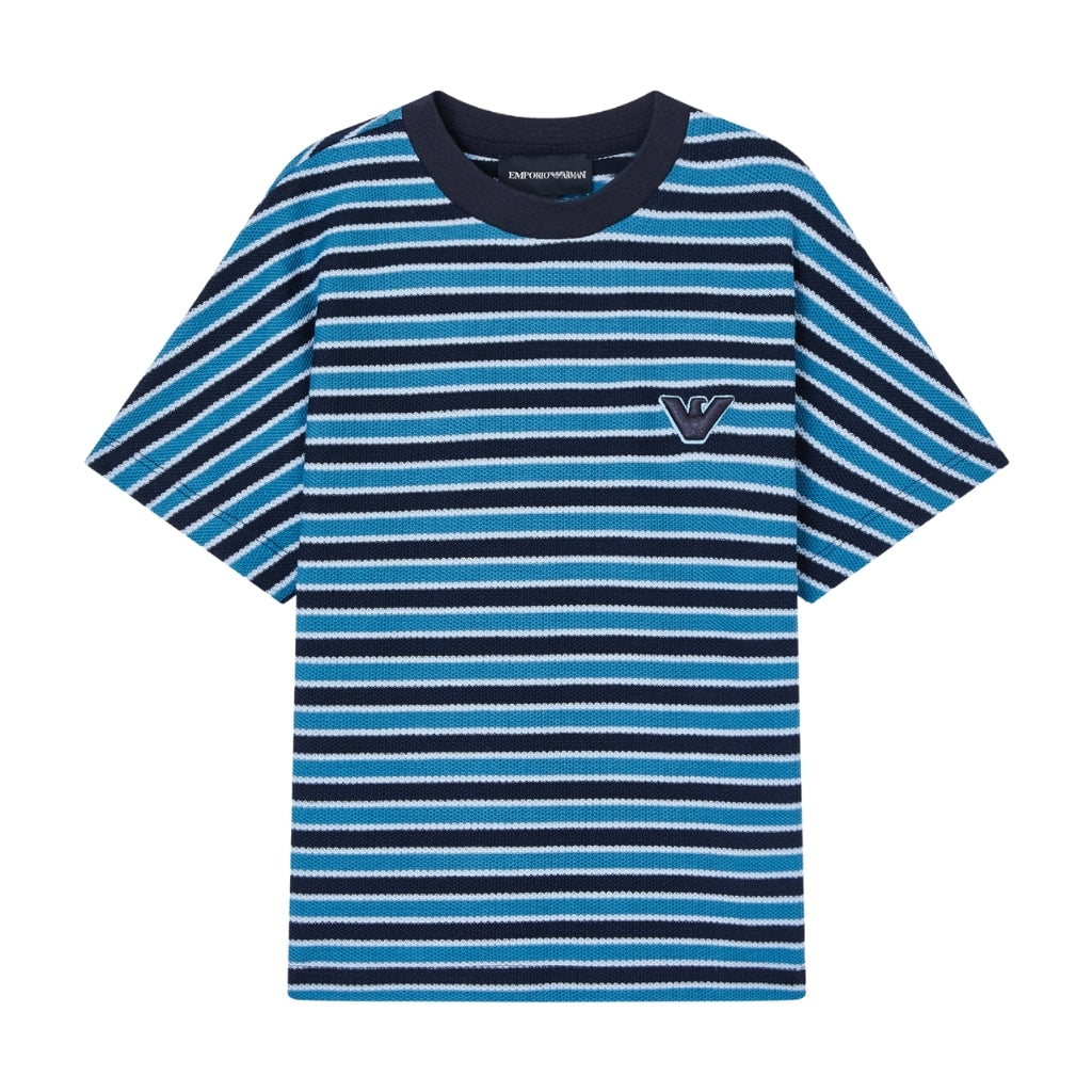 Emporio Armani Junior Striped T-Shirt
