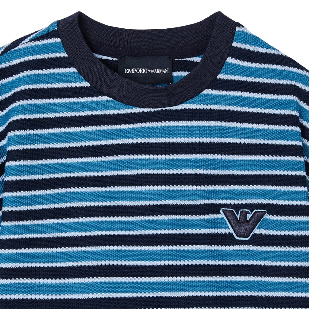 Emporio Armani Junior Striped T-Shirt