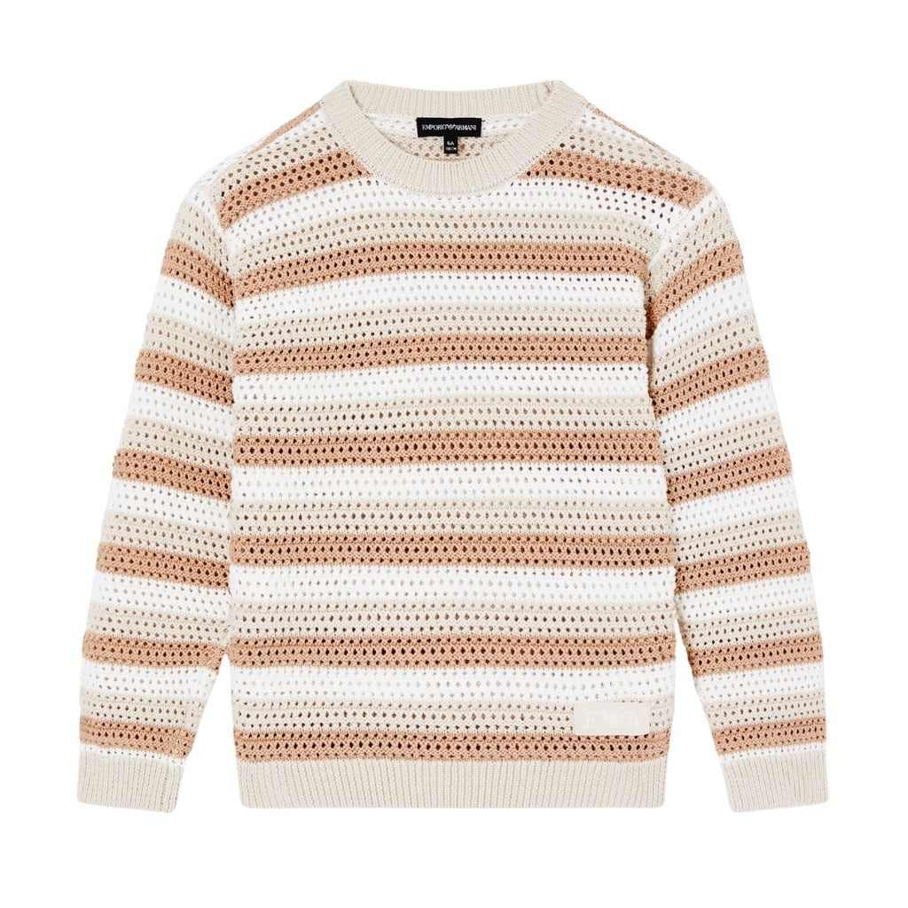 Emporio Armani Junior Striped Sweater