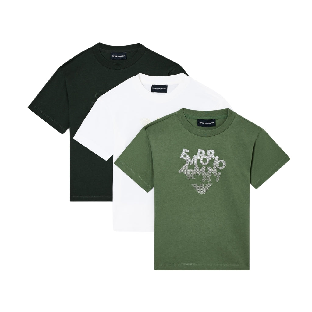 Emporio Armani Junior Set Of Three T-Shirts