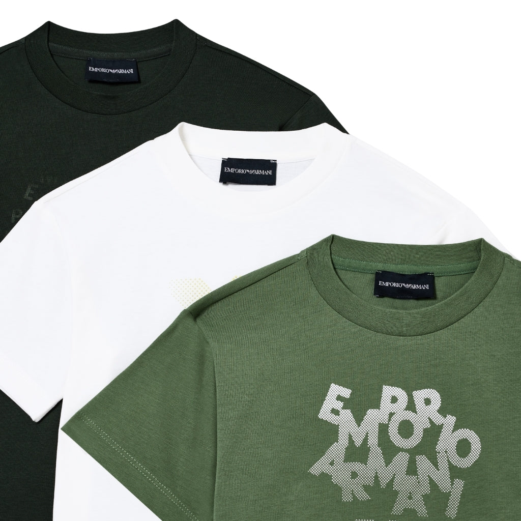 Emporio Armani Junior Set Of Three T-Shirts