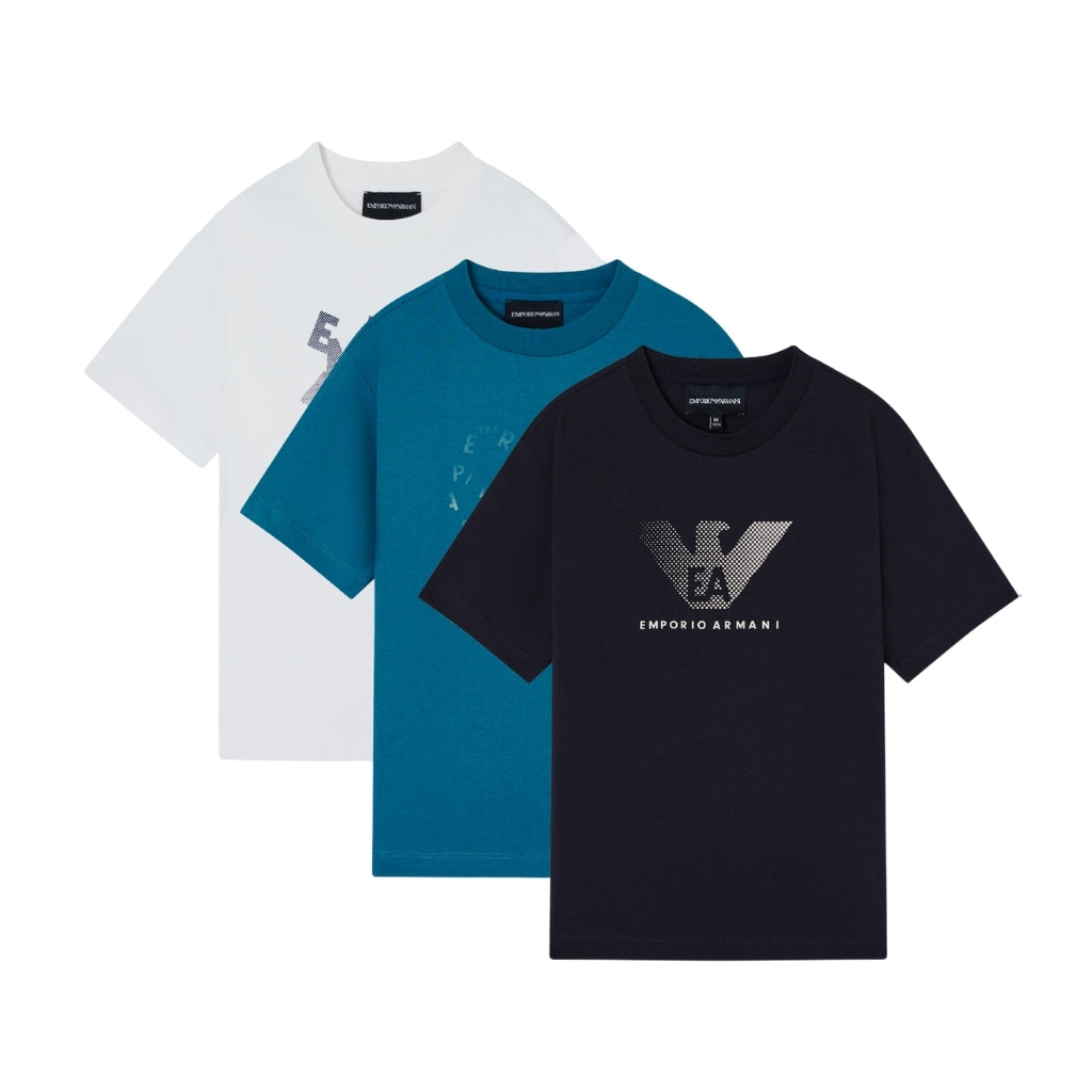Emporio Armani Junior Set Of Three T-Shirts