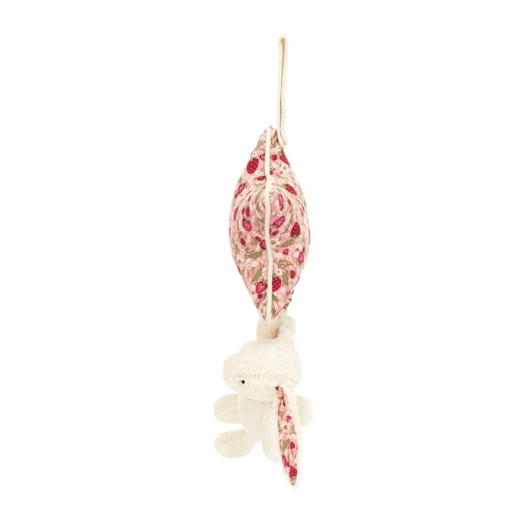 Jellycat Blossom Cream Bunny 'Berry' Musical Pull