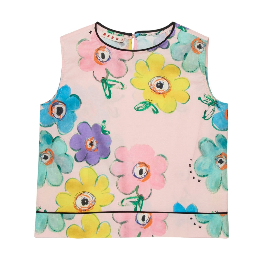 Marni Kids Flower Top