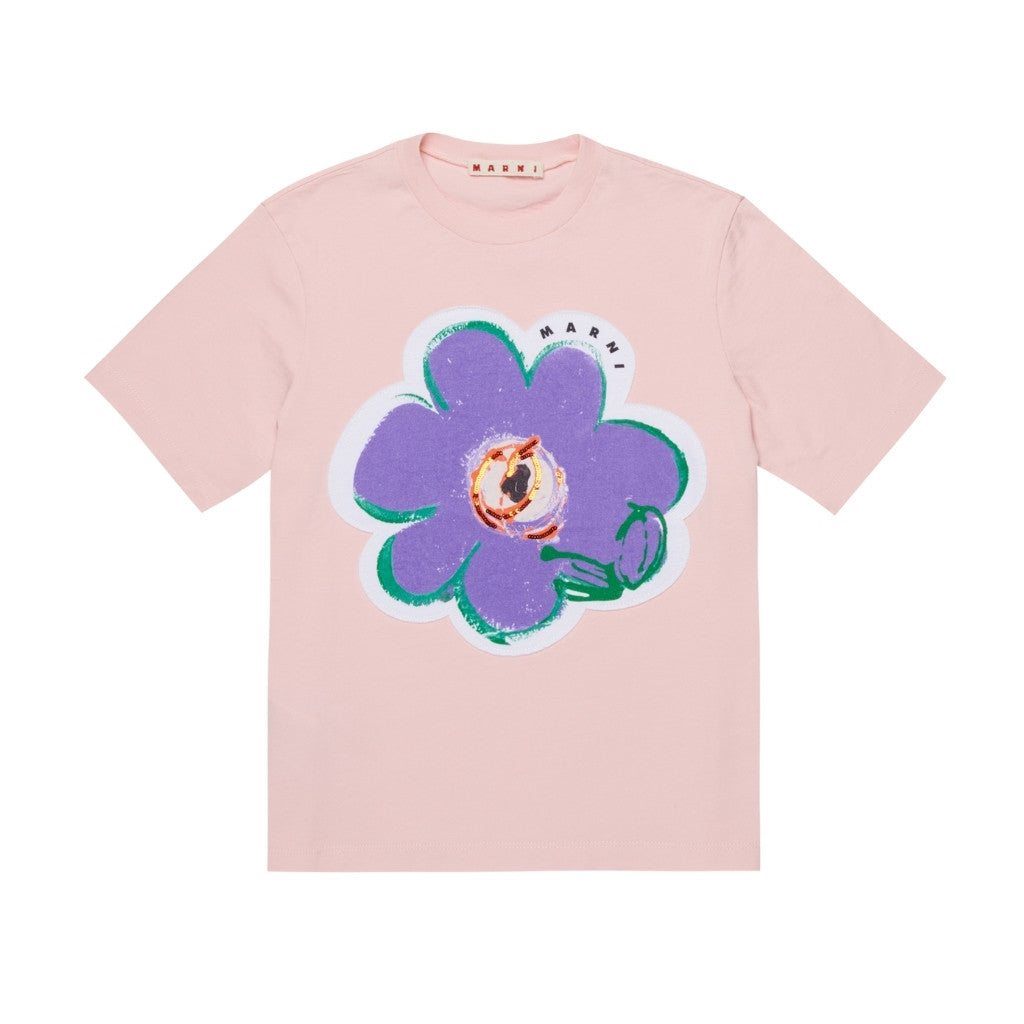 Marni Kids Flower T-Shirt