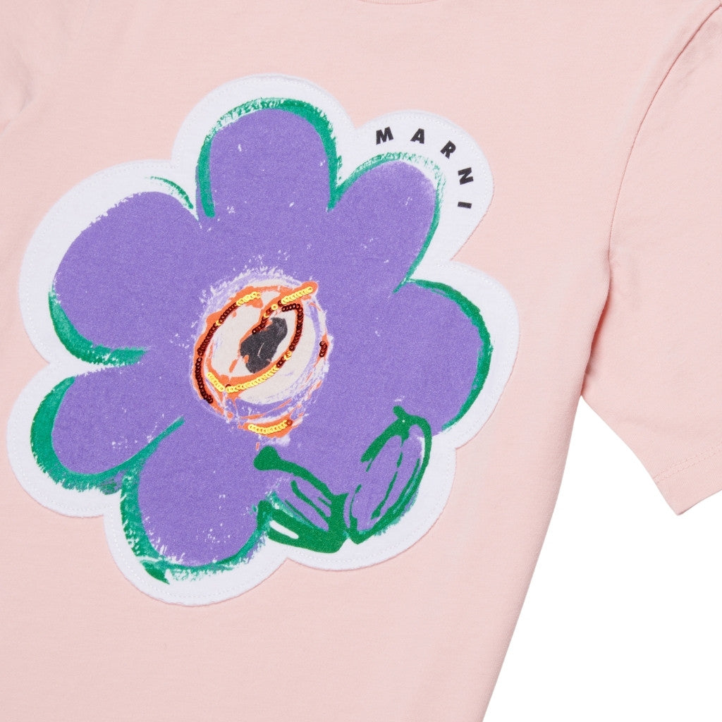 Marni Kids Flower T-Shirt