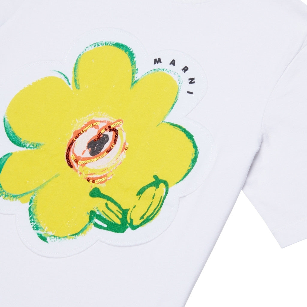 Marni Kids Flower T-Shirt