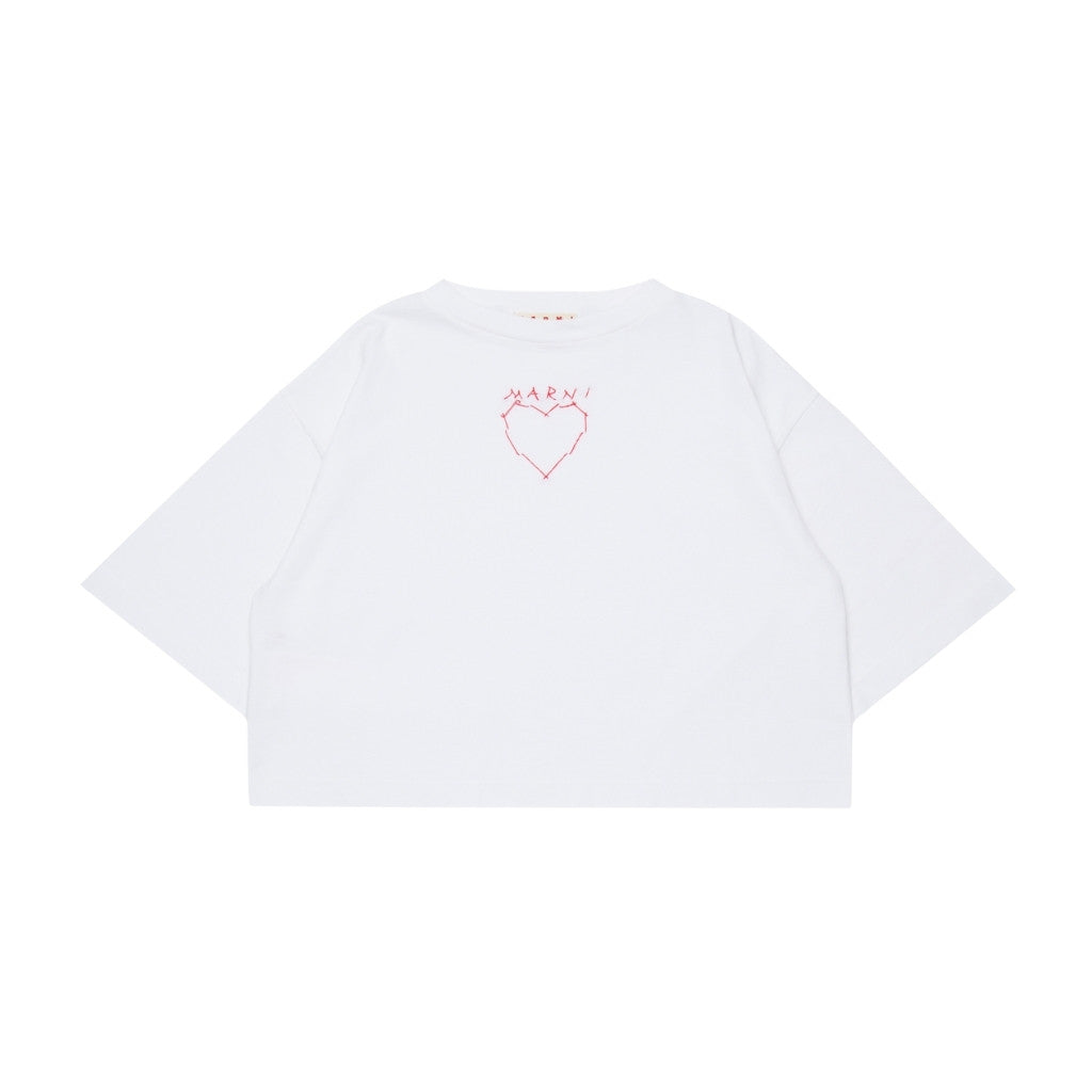 Marni Kids Cropped T-Shirt