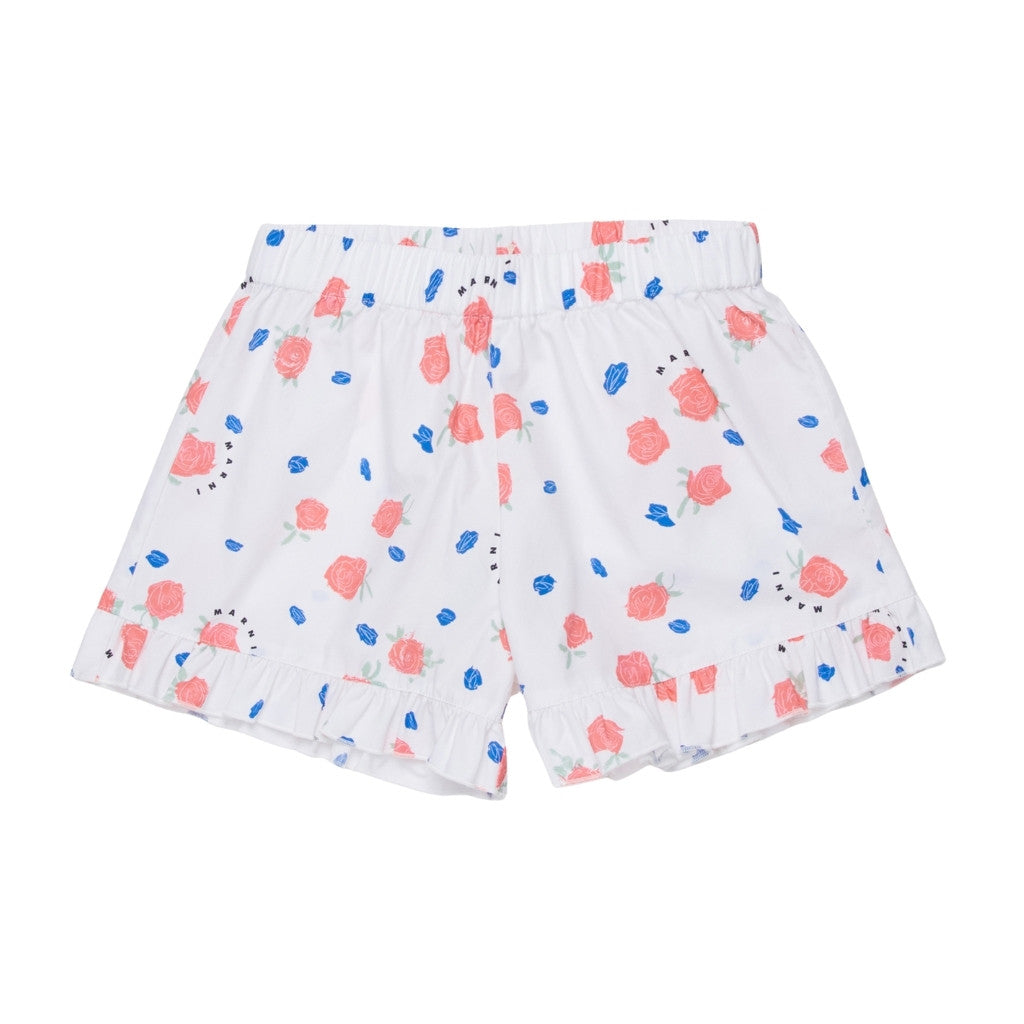 Marni Kids Flower Shorts