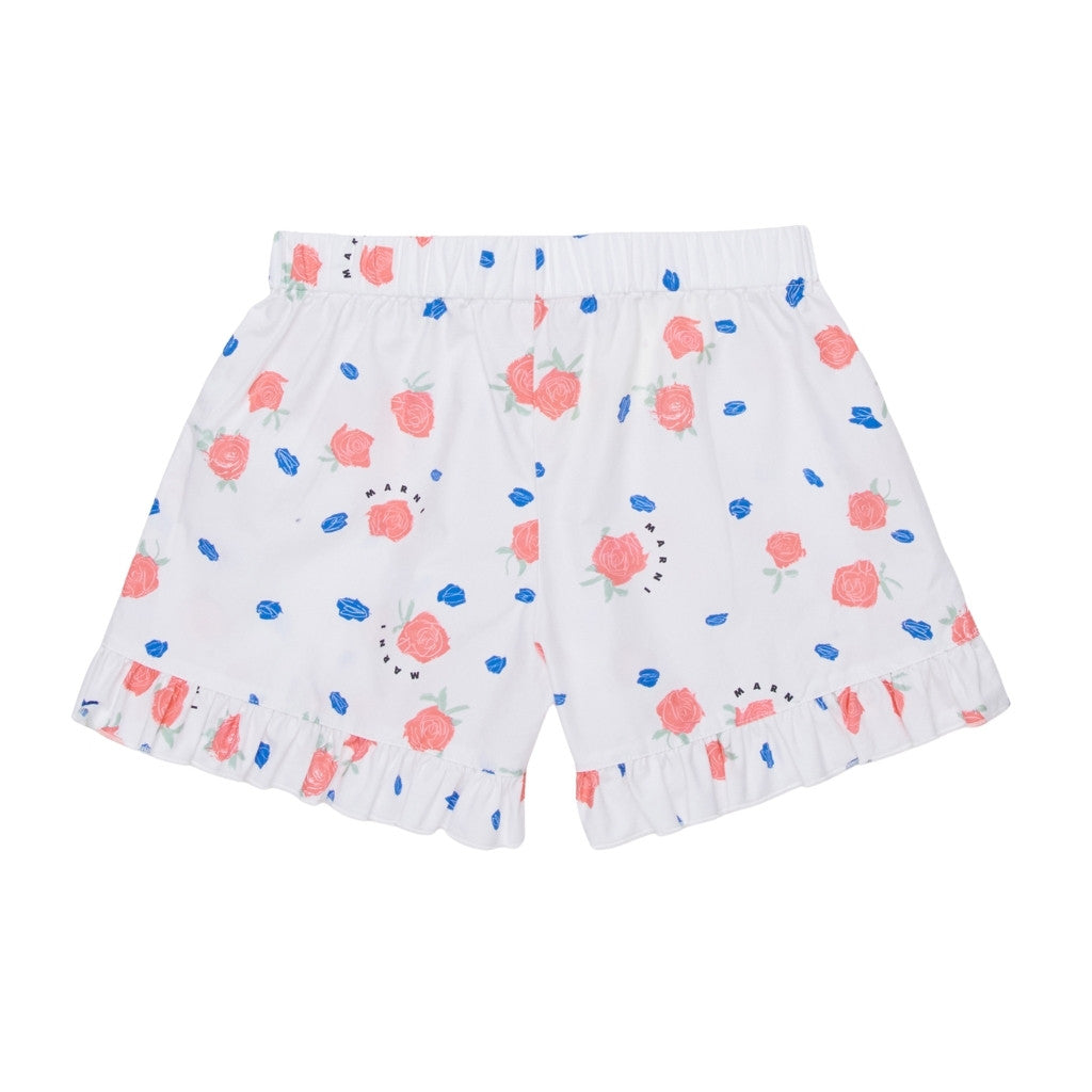 Marni Kids Flower Shorts