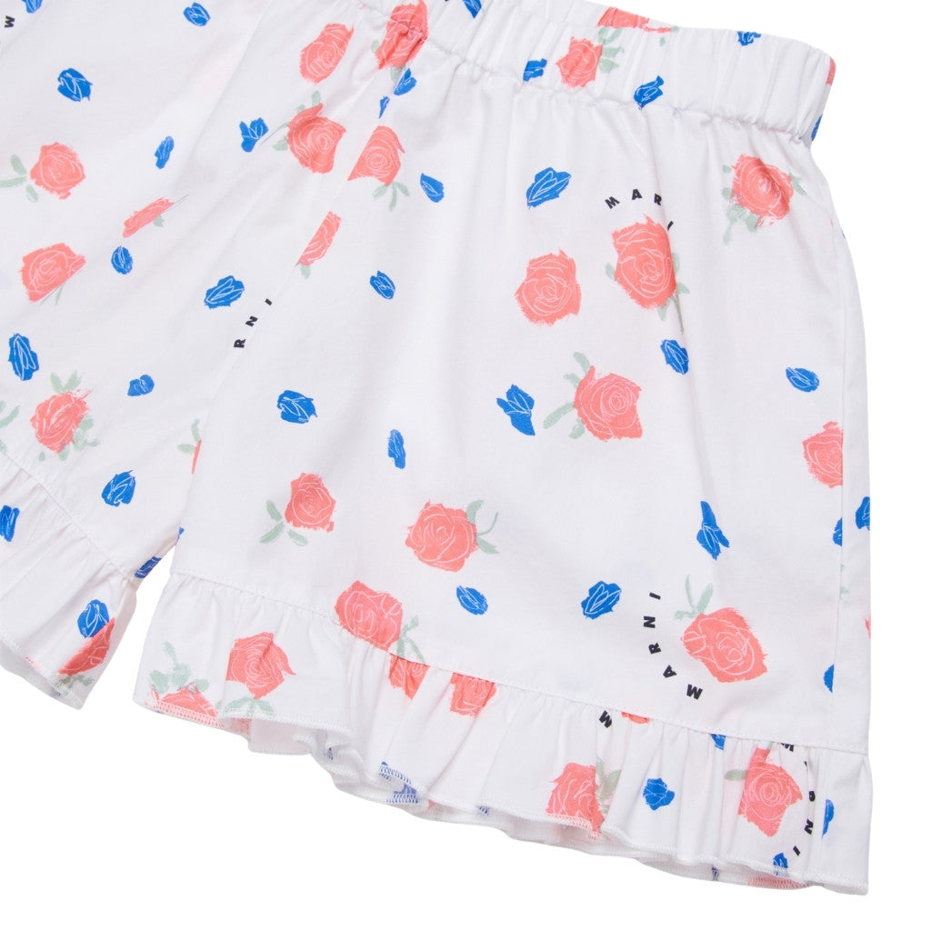 Marni Kids Flower Shorts