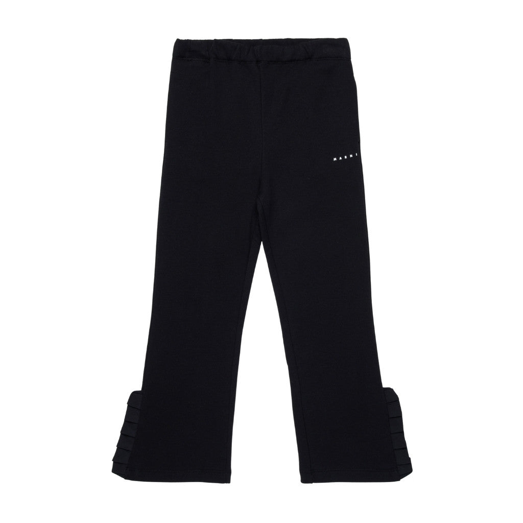 Marni Kids Cuffed Hem Pants