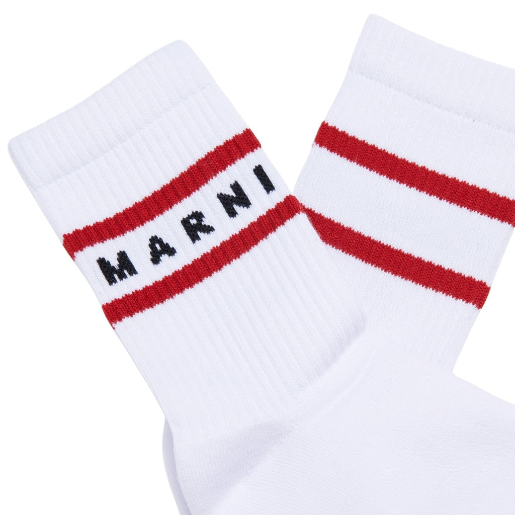 Marni Kids Logo Socks