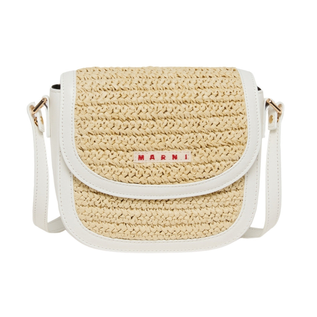 Marni Kids Raffia Smile Bag
