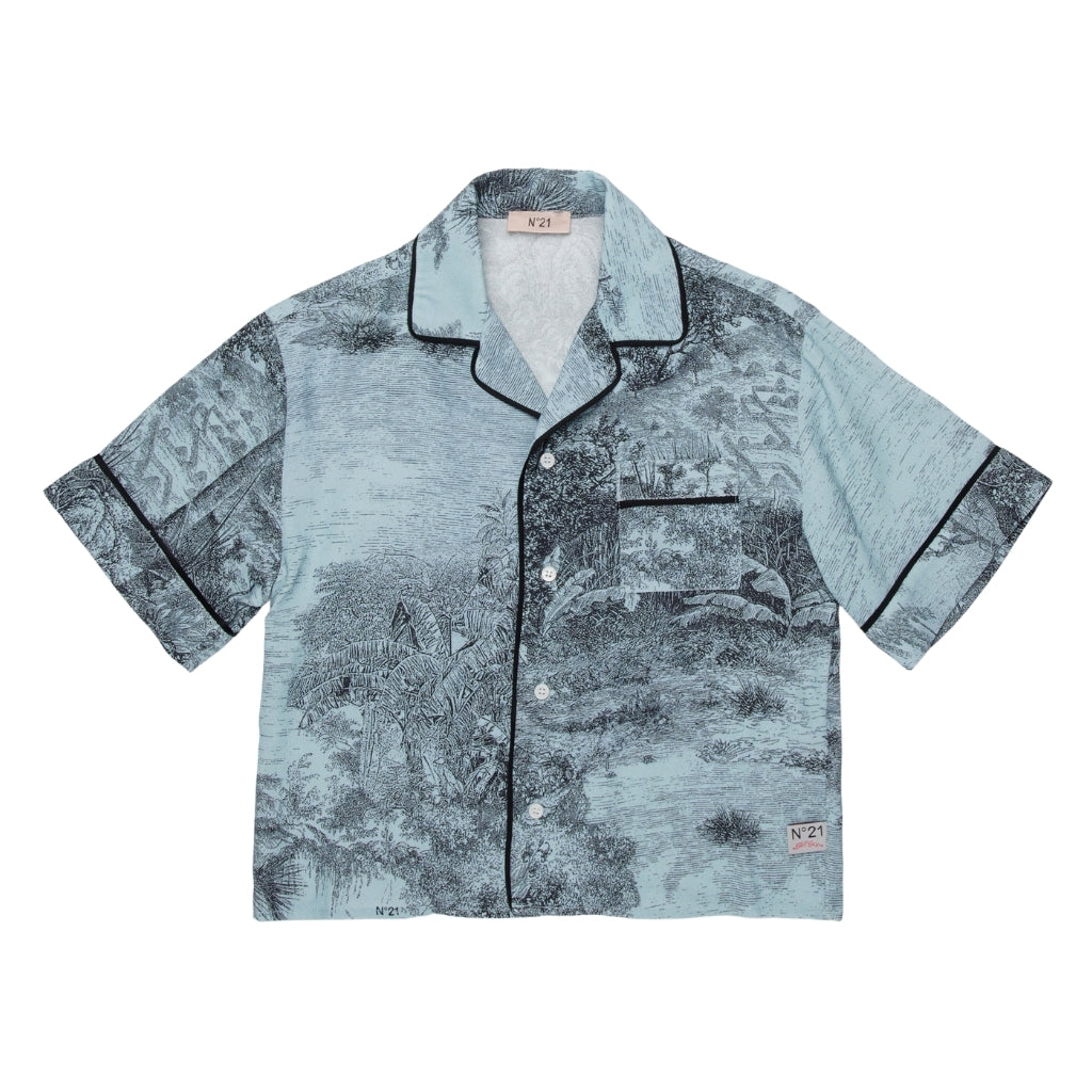 N°21 Kids Graphic Shirt