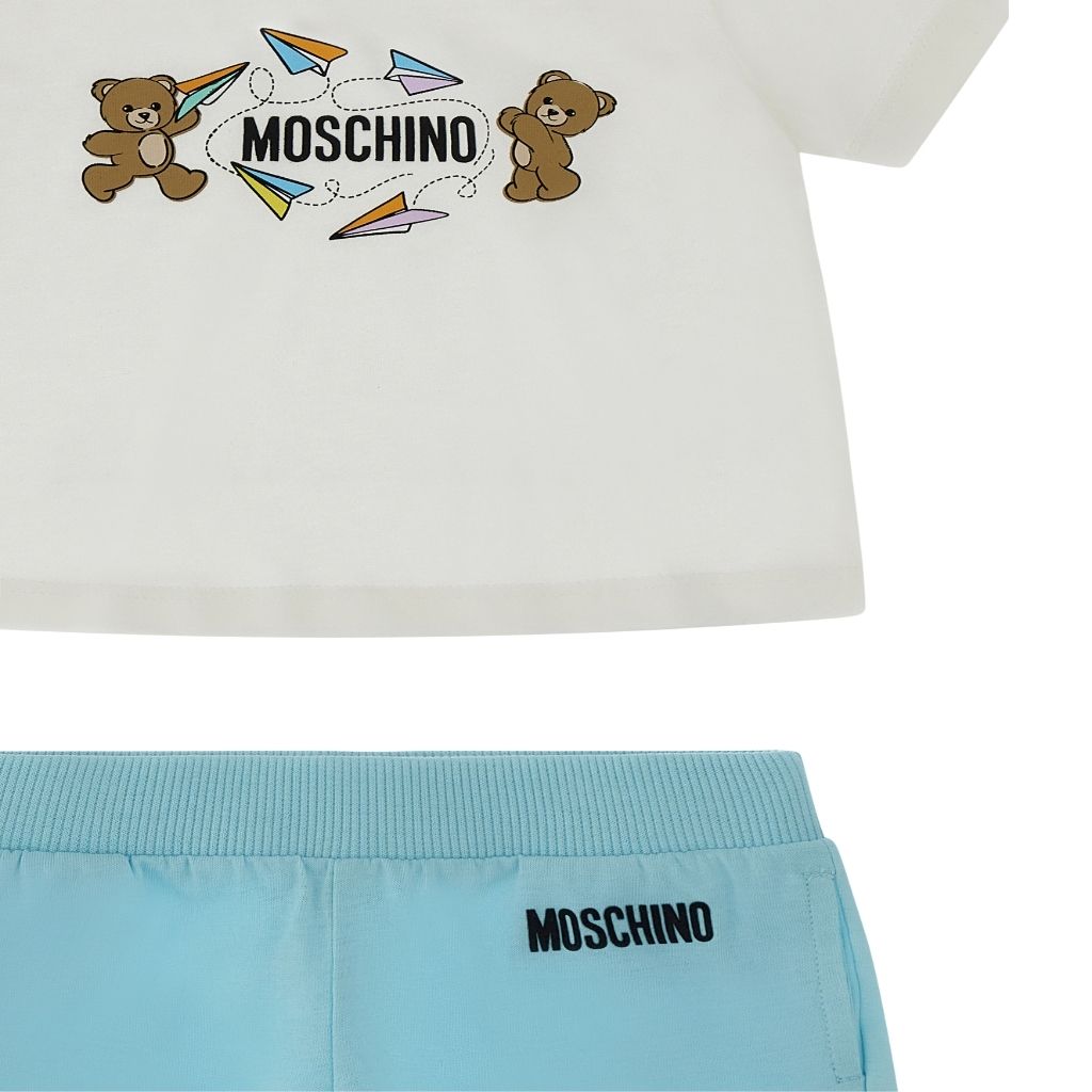 Moschino Kids T-Shirt And Shorts Set