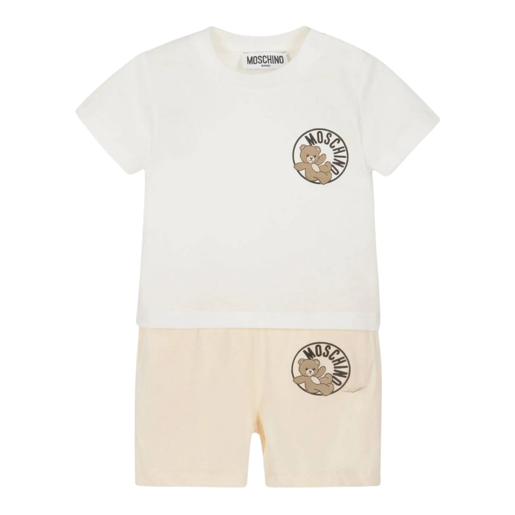 Moschino Kids T-Shirt And Shorts Set